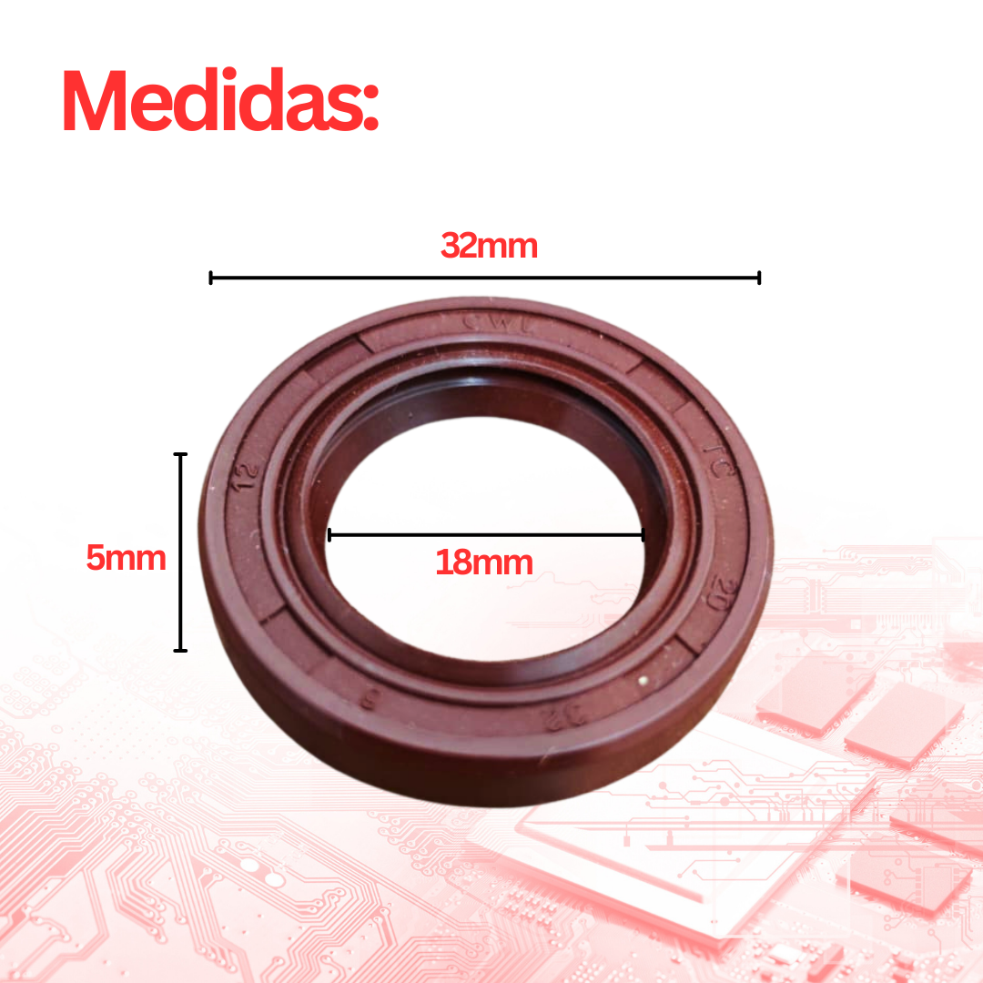 RETENTOR  EIXO VIRABREQUIM TR100 (Compatí...