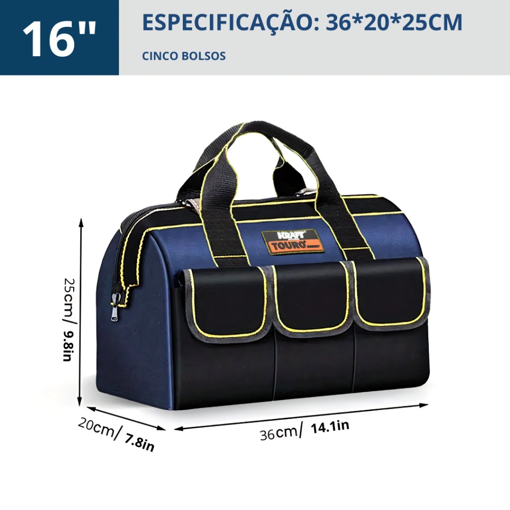 BOLSA DE FERRAMENTAS 16 POLEGADAS